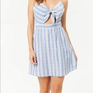 Tie Front Cut Out Dress
